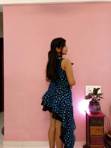 Handmade High Low Polka Dot Dress