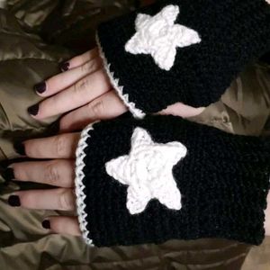 ✮⋆˙Crochet Star Hand Warmers✮⋆˙