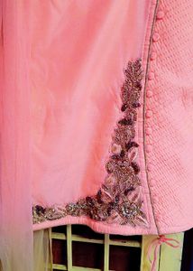 Pink Embroidered Lehenga Choli