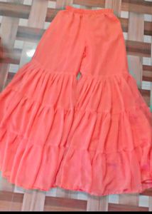 Coral Mirror Work Dress