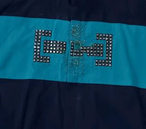 Stylish Navy &amp; Blue Patterned Shirt