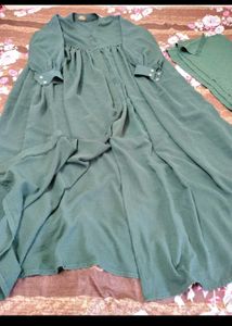 Green Colour Abaya