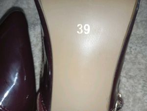 Elegant Burgundy Slingback Heels