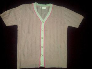 Light Pink Half Sleeves Sweater