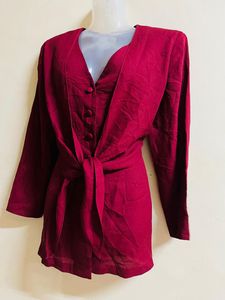 Korean Marron One Piece♥️