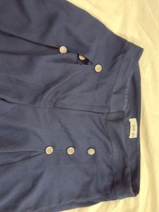 Kazo Navy Blue Palazzo/Trouser