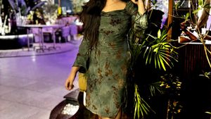 Olive Green Dress