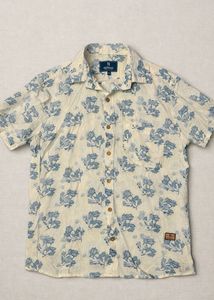 Floral Print Short Sleeve Shirt
