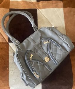 Grey handbag