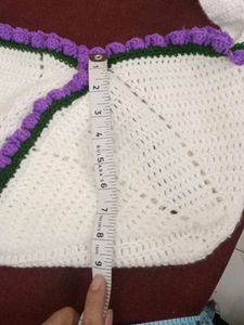 Handmade Crochet  Lily Tote