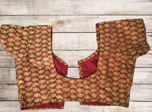 Red Printed Blouse