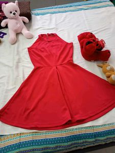Cute Red Halter Dress❤️