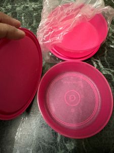 Tupperware Pink boxes (Set of 3)