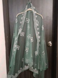 Elegant Green Saree