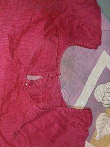 Vintage Red Corset Top