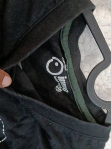 Printed Black T-shirt