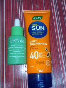 Foxtale Serum & Joy Sunscreen Duo