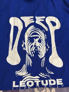 Blue Graphic Print Tee