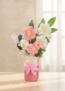 Handmade Crochet Flower Bouquet