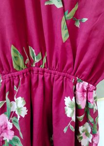 Dark Red Jumpsuit