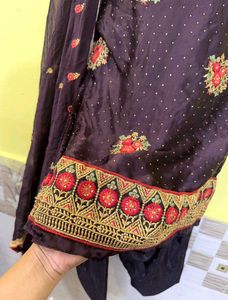 Embroidered Salwar Suit Set
