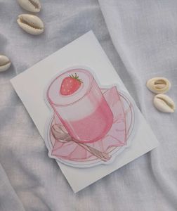Strawberry shake Sticky Notes 🍓🧁