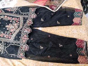 Elegant Embroidered party wear Kurta Set