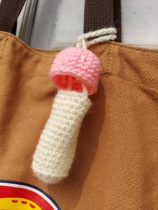 Crochet Mushroom 🍄 Lipstick Holder