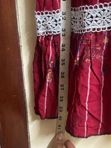 Red Striped Summer Dress