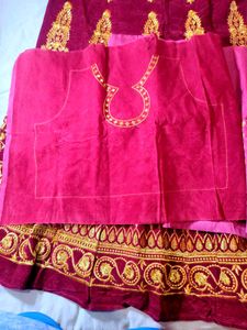 🆕semi Stitched Lahenga Choli For Women