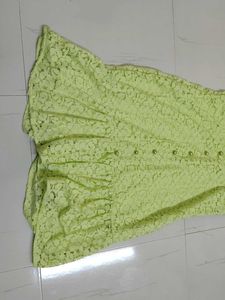 Lime Green Lace Dress