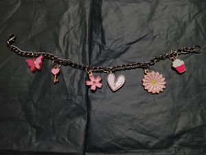 PINK CHARM BRACELET FOR SALE !!