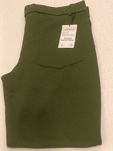 COMBRAIDED Men’s Regular Fit Trousers - Olive Gree