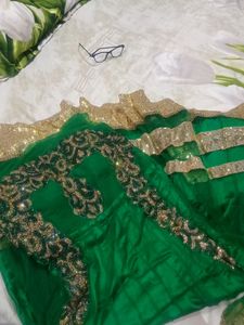 Ethnic Anarkali Suit (Silk And Net Material)