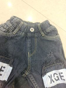 Black Denim Jeans For 1 To 2 Years Old Boy