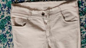 White Flare Jeans