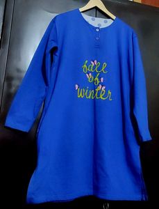 Blue 🔵 Winter Top For Girl Or Woman 40 Bust