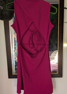 Tokyo Talkies Magenta Dress