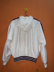 Adidas White Track Jacket