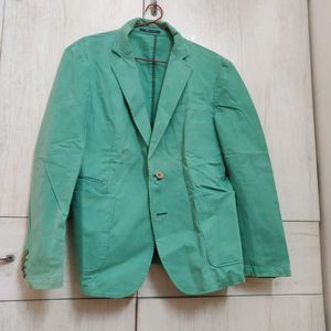 Stylish Mint Green Allen Solly Blazer For Men