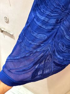 Beautiful Embroidered Imported Mesh Top