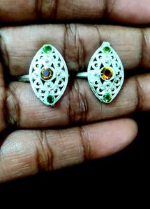 Silver Tone Toe Rings