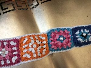 Crochet Granny Square Belt