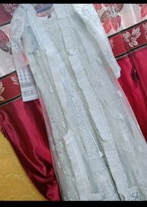 Designer Heavy Bridal Gown For Wedding Or Festival