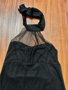 Black Halter Neck Dress