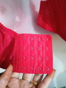 Red Light Padded Lace Bra Size 34c And 36c