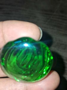 Green Glass Rose