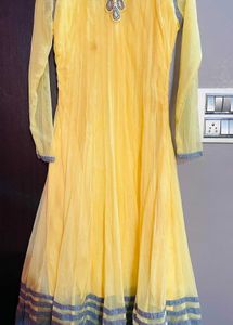 Yellow Anarkali Suit For Women