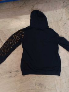 TRIPR Navy Blue Lion Hoodie With Ninja Mask