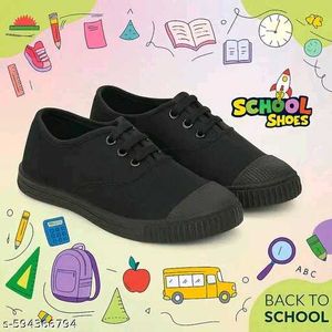 Classic Black School Shoes